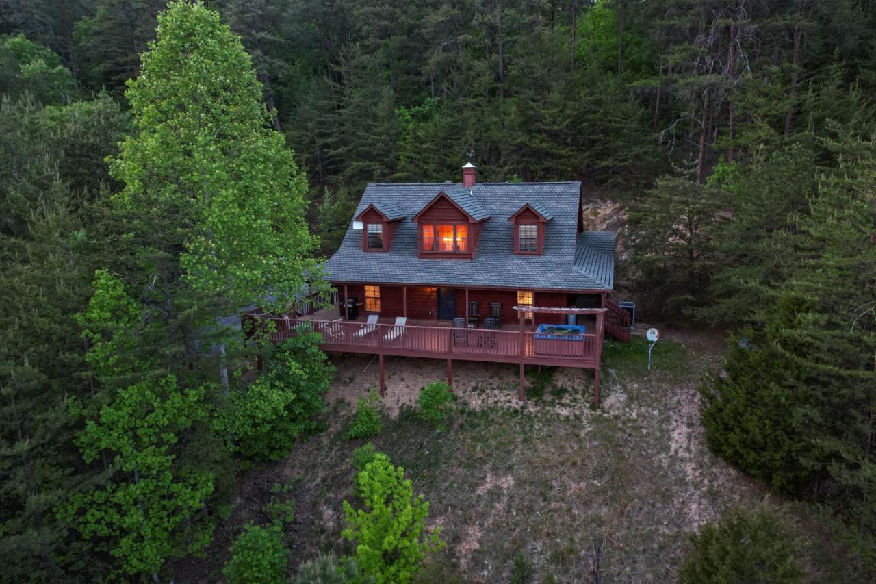Private Mountain Cabin, Hot Tub Escape In The Smokies, With The View Sevierville Extérieur photo