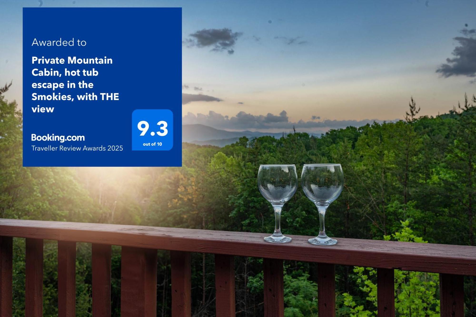 Private Mountain Cabin, Hot Tub Escape In The Smokies, With The View Sevierville Extérieur photo